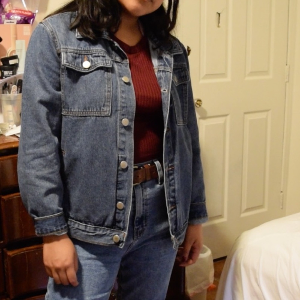 Jodie Oversize Denim Boyfriend Jacket